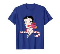 Betty Boop - Asiento de bastón de Caramelo navideño Camiseta