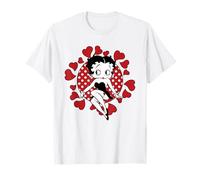 Betty Boop - Círculo de corazón de lunares Camiseta
