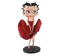 Betty Boop Cool Breeze - Figura decorativa de 32 cm, diseño de vestido con purpurina, color rojo
