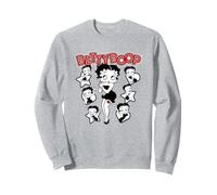 Betty Boop Corazones Y Estrellas Poses Sudadera