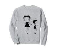 Betty Boop Dancing Outline - Arte Retro Vintage de los años 30 Sudadera
