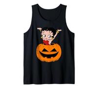 Betty Boop En Calabaza Malvada Halloween Camiseta sin Mangas