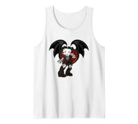 Betty Boop Goth Punk Corazón Alado Día de San Valentín Halloween Camiseta sin Mangas