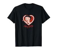 Betty Boop Heart Kiss Wink Retro Pinup Personaje Camiseta