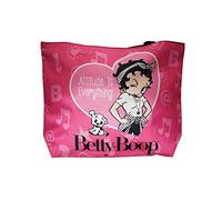 Betty Boop Large Tote Bag - Attitude is Everything, Rosado, 17.8'' x 14''