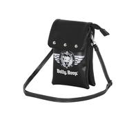 Betty Boop Motor Love-Bolso Móvil, Negro, 12 x 20 cm