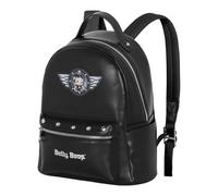 Betty Boop Motor Love-Mochila Heady, Negro, 24,5 x 29 cm, Capacidad 8 L