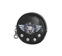 Betty Boop Motor Love-Monedero Cookie, Negro, 8,7 x 8,7 cm