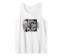 Betty Boop Punk Goth Tartán Plaid Halloween Camiseta sin Mangas