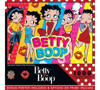 Betty Boop - Strike a Pose 1000pc Puzzle - Jigsaw Puzzle with (Importación USA)