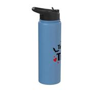 Betty Boop Truco o Trato Murciélagos Halloween Stainless Steel Insulated Water Bottle