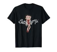 Betty Boop Vinatge Personaje De Dibujos Animados Pinup Icono Pose Camiseta