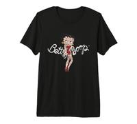 Betty Boop Vinatge Personaje De Dibujos Animados Pinup Icono Pose Camiseta Premium