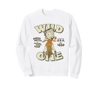 Betty Boop Wild One Motocicleta Vintage Graphic Sudadera