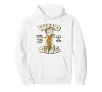 Betty Boop Wild One Motocicleta Vintage Graphic Sudadera con Capucha