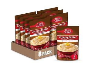 Betty Crocker Creamy Butter Mashed Potatoes, 4 oz. (Pack of 8)