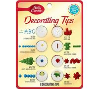 Betty Crocker Decorating Tip Set 8/Pkg Juego de Puntas de decoración, Blanco