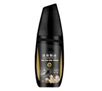 Betún líquido para zapatos - Aceite multifuncional para el cuidado del cuero con aplicador de esponja | Limpiabotas negro/incoloro para reparación de cuero | Abrillantador de botas de larga duración |