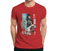Between Dreams and Reality Anime Japan Y2K - Camiseta para hombre, rojo, S