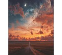 Between Sunset and Moonlight: Dream Journal Lined and Aesthetic Notebook for Nighttime Reflections & Personal Growth Filled with Intentional and ... Questions, and Reflections (7.5 X 9.25)