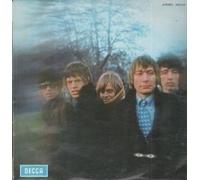 BETWEEN THE BUTTONS LP FRENCH DECCA 1967 12 TRACK STEREO (258028) STAINING AND STICKER MARK TO BACK OF FLIPBACK SLEEVE