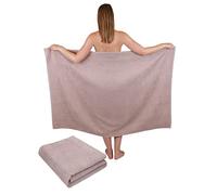 Betz 2 Piezas Maxi Toallas de Ducha XXL Toalla de baño tamaño 100x150cm Berlin Color Capuchino - Berlin