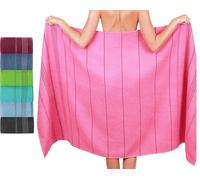 Betz Lines XXL Toalla de baño - Toalla de Playa Grande - Toalla de Sauna de algodón 100% - Toalla de Tumbona - 90x180 cm - Fucsia