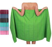 Betz Lines XXL Toalla de baño - Toalla de Playa Grande - Toalla de Sauna de algodón 100% - Toalla de Tumbona - 90x180 cm - Verde