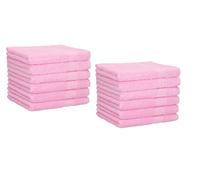 Betz Paquete de 12 Toallas de tocador Palermo tamaño 30x50cm 100% algodón Color rosé