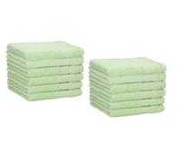 Betz Paquete de 12 Toallas de tocador Palermo tamaño 30x50cm 100% algodón Color Verde