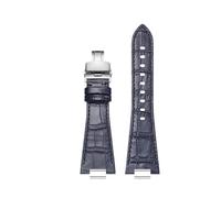 BEUAOCK Compatible con correa de reloj Tissot 1853 Super Player PRX T137.407 T137.410 Correa de reloj de cuero T137 Pulsera azul verde for hombre 12 mm(A blue-silver)