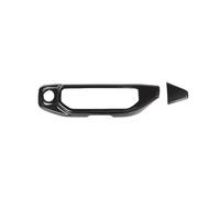 BEUAOCK Compatible con Jeep Wrangler JL Compatible con Gladiator JT 2018 2019 2020 2021 2022 2023 Cubierta Decorativa del Panel de Control del Aire Acondicionado del Coche(Carbon Fiber Black)