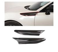 BEUAOCK Compatible con Subaru BRZ Compatible con Toyota 86 GT86 2012-2020 Salida de aire lateral del coche Guardabarros Aleta Ventilación Embellecedor Cubierta Fibra de Carbono Kit de carrocería Adhes