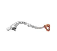BEUAOCK Conjunto de Palanca de Brazo de Pedal Trasero CNC for Motocicleta Compatible con SX SXF XC XCF XCW EXC EXCF 125 150 250 300 350 450 500 2024-2025(24 Silver Orange)