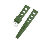 BEUAOCK Correa de Caucho fluorado Tropical Compatible con Oris S-Eiko Citizen de liberación rápida (20 mm y 22 mm) Correa FKM Tropical for Reloj Inteligente(Green,20mm)