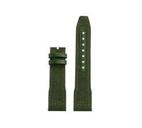BEUAOCK Correa de nailon de 20mm, 21mm y 22mm Compatible con IWC Pilot Mark 18 Spitfire Fighter Portugal, pulsera Universal de tela for reloj(Army green no,20mm)