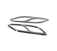 BEUAOCK Embellecedor de Tubo de Escape de Acero Inoxidable Compatible con Mercedes CLA C118 W118 2020-2023.(Bright Black)
