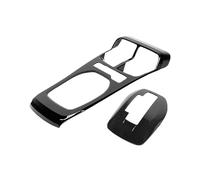 BEUAOCK Kit de Cubierta Decorativa for portavasos Delantero de Fibra de Carbono ABS, Compatible con Camaro 2010-2015, Accesorios for Interior de Coche.(Pink)