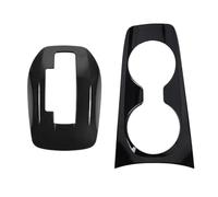 BEUAOCK Kit de Cubierta Decorativa for portavasos Delantero de Fibra de Carbono ABS, Compatible con Camaro 2010-2015, Accesorios for Interior de Coche.(Purple)