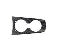 BEUAOCK Kit de Cubierta Decorativa for portavasos Delantero de Fibra de Carbono ABS, Compatible con Camaro 2010-2015, Accesorios for Interior de Coche.(Silver)