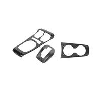 BEUAOCK Kit de Cubierta Decorativa for portavasos Delantero de Fibra de Carbono ABS, Compatible con Camaro 2010-2015, Accesorios for Interior de Coche.(Gray)