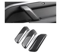 BEUAOCK Manija de Puerta Interior de Coche, Cubierta Decorativa Adhesiva de Fibra de Carbono ABS LHD, Compatible con Land Rover Defender 90 110 2020-2023(Carbon Fiber Kit)