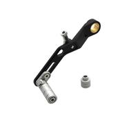 BEUAOCK Palanca de cambios plegable y ajustable de aluminio compatible con BMW F 750GS, F850 GS, F 850 GS ADV (2018-2021)(Silver)