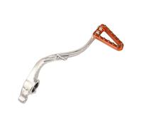 BEUAOCK Piezas de Cambio de Palanca de Pedal Trasero CNC for Motocicleta compatibles con 2023-2024 EXC EXC-F XCW XC XCF SX SXF TPI Seis días 125-500(Silver Orange Wide)