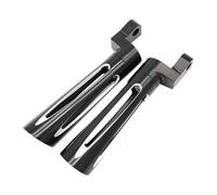 BEUAOCK Reposapiés Delanteros Ajustables for Motocicleta, Compatible con Harley Sportster XL1200 VXC CW NT FXSB FXS FXSE FXCW FXC(Black)