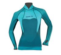Beuchat - Beuchat Para Mujer Azul Top Neo Atoll, 2 Mm, Manga Larga, Antirayos Uv, Corte Anatómico y Neopreno Ultrastretch + Elastano, Suave y Cómodo, Fácil de Poner