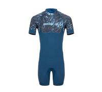 BEUCHAT Shorty Seaweed Snorkeling Wetsuit, Men's, Atoll Blue, M
