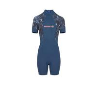 BEUCHAT Shorty Seaweed Snorkeling Wetsuit, Women's, Atoll Blue, XS