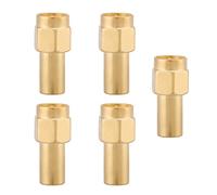 Beufee 5pcs terminadores coaxiales, Conector Masculino SMA RF coaxial coaxial Terminator terminación Carga de 50 Ohm 2w