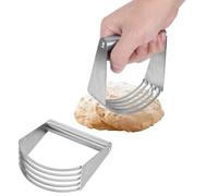Beufee Cortador de Masa 2 uds, batidora de Masa de Acero Inoxidable, Cortador de Masa para Hornear, batidora de Masa, Mezclador de harina, Utensilios de Cocina para Hornear